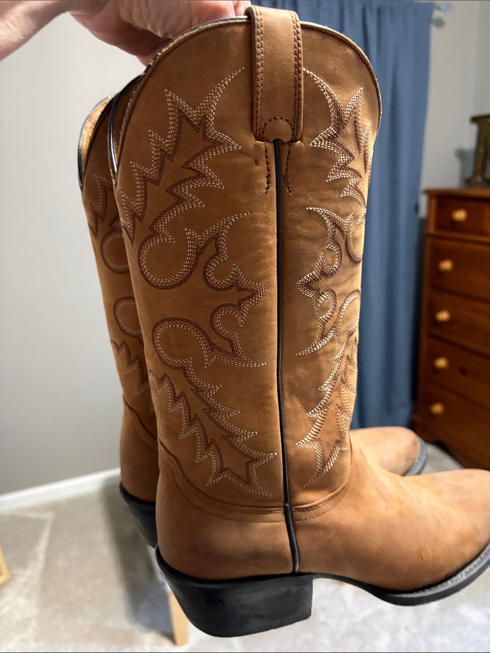 Ariat Brown Suede Western Boots - sz 7
